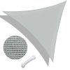 28' x 28' x 28' Triangle Sun Shade Sail/ Cload Gray