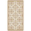 Patio Wall Decoration 41.3"x21.7" Corten Steel Moorish Design