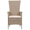 5 Piece Patio Dining Set Beige