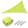 25' x 25' x 25' Triangle Sun Shade Sail/ Fruit Green