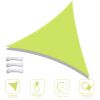 25' x 25' x 25' Triangle Sun Shade Sail/ Fruit Green