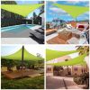 25' x 25' x 25' Triangle Sun Shade Sail/ Fruit Green