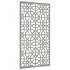 Patio Wall Decoration 41.3"x21.7" Corten Steel Moorish Design