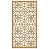 Patio Wall Decoration 41.3"x21.7" Corten Steel Moorish Design